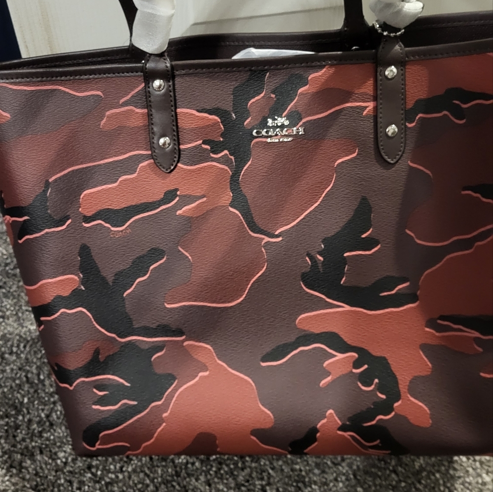 Coach camo bag